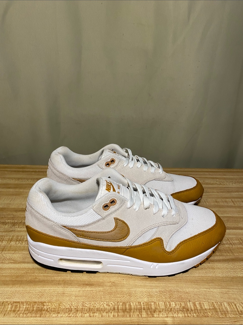 Nike Air Max 1 SC Light Orewood Brown White Bronze men’s 10.5